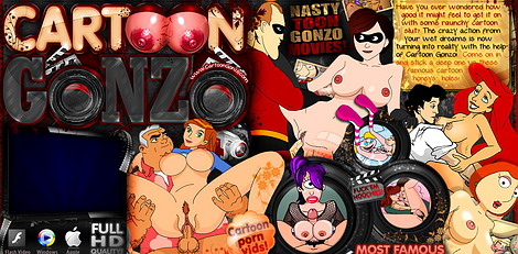 470px x 231px - New sex toons site is Cartoon Gonzo! - The Simpsons Porn