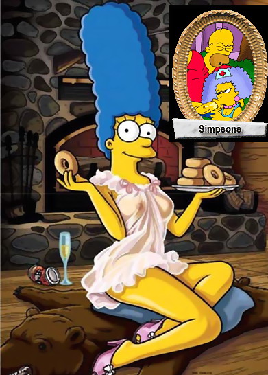 Marge Simpson as Playboy Star! : Marge Simpson 