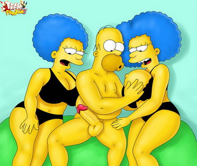 The Simpsons sexy intellect : Homer Simpson Patty and Selma Springfield Sluts 