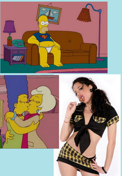 Homer likes sexy chicks : Homer Simpson 
