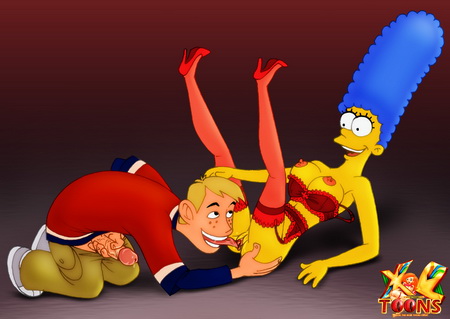 Marge Simpson in mixed porn comics : Marge Simpson 