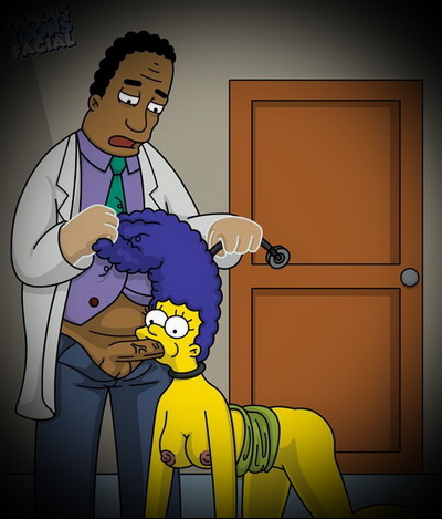 Babe Simpson sinful face : Marge Simpson The Simpsons 