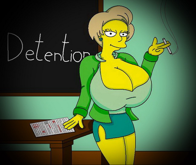 Busty Teacher The Simpsons Porn