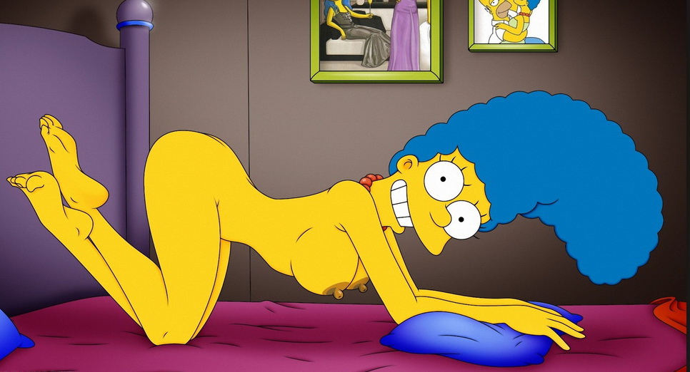 Nackt simpsons sexy marge Simpsons Frau
