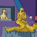The Simpsons like hentai : Homer Simpson Marge Simpson The Simpsons 