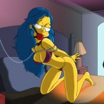 The Simpsons like hentai : Homer Simpson Marge Simpson The Simpsons 