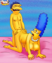 The simpsons artwork hentai : Marge Simpson 