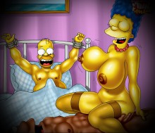 Simpsons porn hentai : Groundskeeper Willie Homer Simpson Marge Simpson Springfield People 