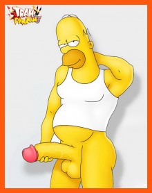 Simpsons porn hentai : Groundskeeper Willie Homer Simpson Marge Simpson Springfield People 